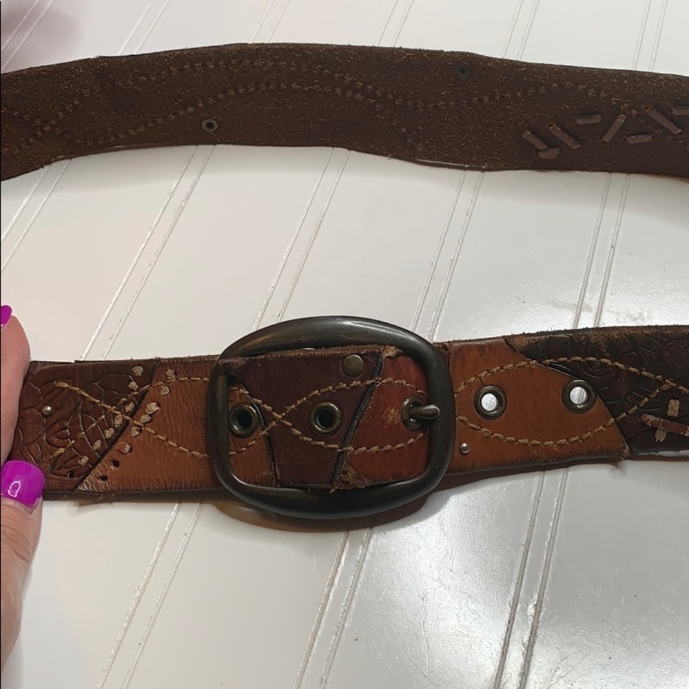 Levi’s Vintage Patchwork Leather Belt - XL